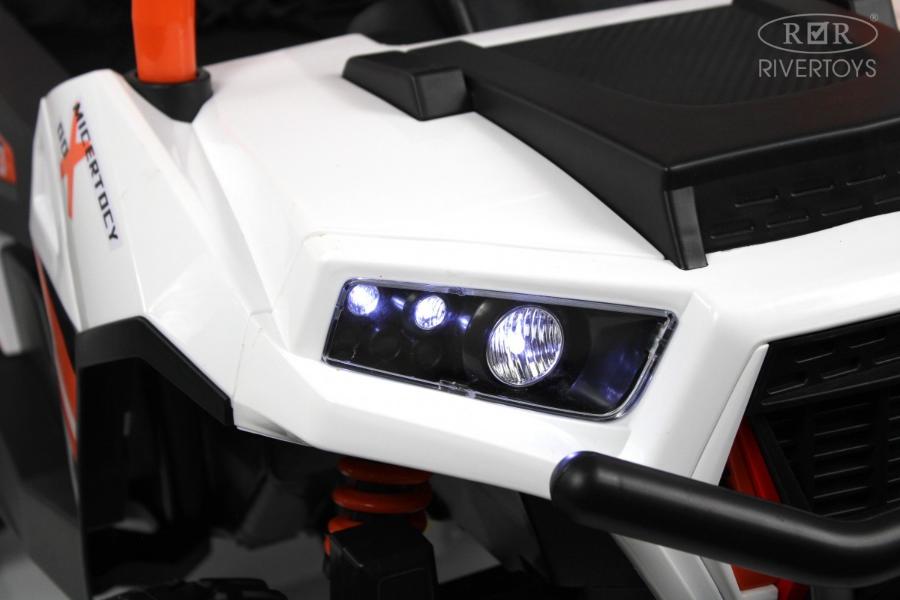 Детский электромобиль RiverToys F888FF-A 4WD оранжевый