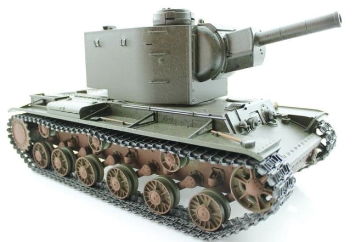 Радиоуправляемый танк Torro КВ-2 1/16 СССР, зеленый, ВВ-пушка V3.0 2.4G RTR, TR1112438785-3.0