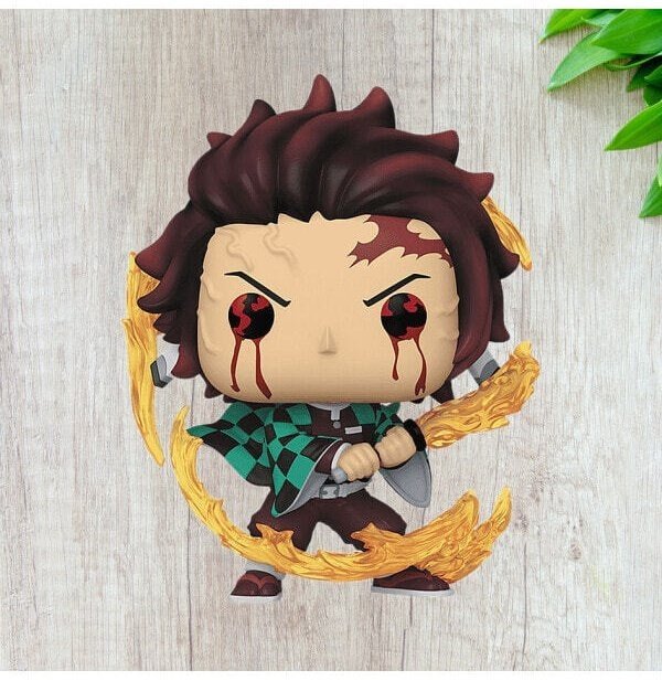 (CN) Фигурка Funko POP! Animation: Demon Slayer: Kimetsu No Yaiba-Tanjiro (Sun Breath) (1748)