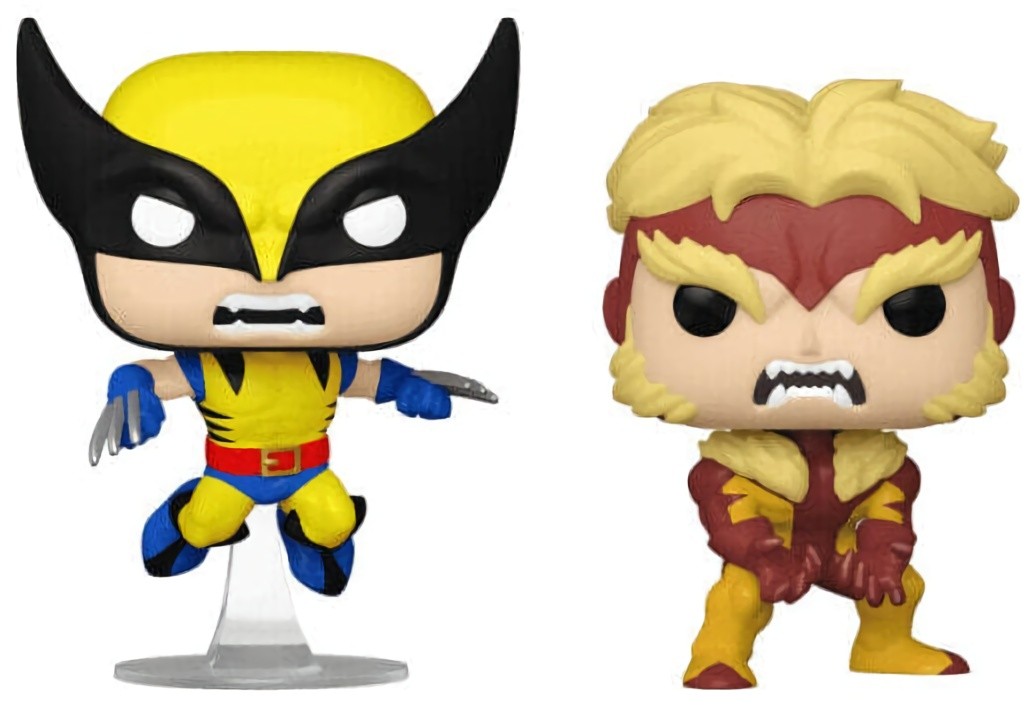 (CN) Фигурка Funko Pop! Marvel: Wolverine & Sabretooth 2-Pack (Funko Exclusive)