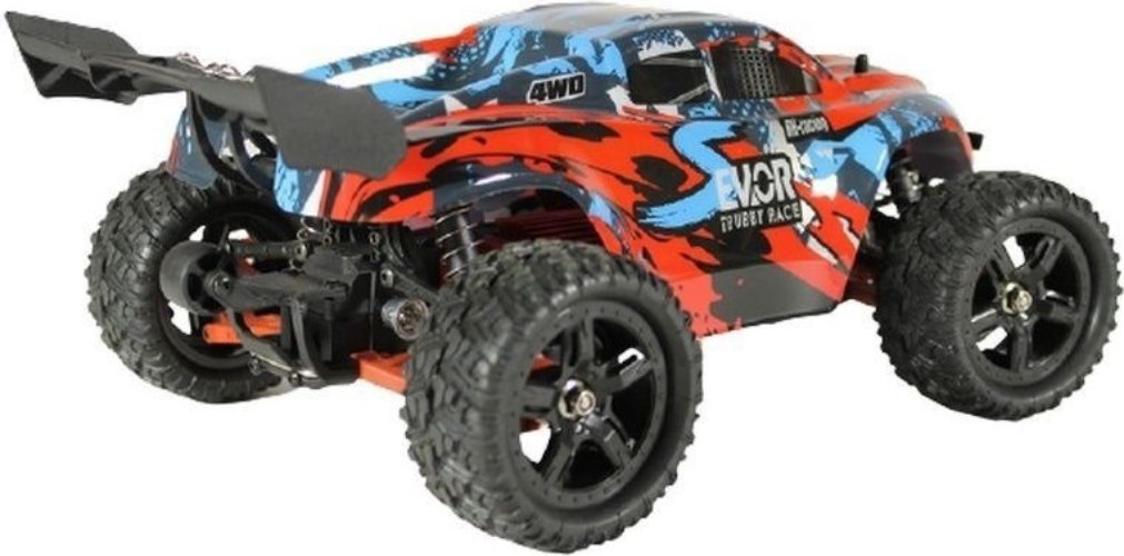 Радиоуправляемая модель Remo Hobby трагги S EVO-R UPGRADE V2.0 4WD (1к16) красный (RH1661UPGV2-RED)