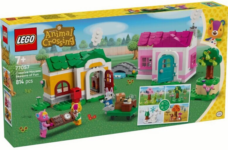 (EU) Конструктор LEGO Animal Crossing Креативные дома: Сезоны веселья (77057)