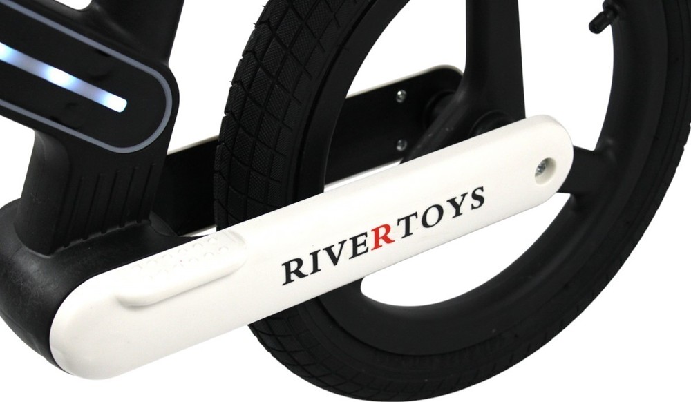 Детский беговел RiverToys (HB-003) (черный)
