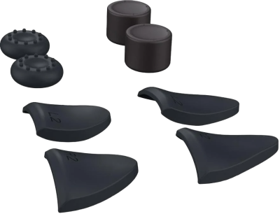 Комплект Trigger Kit: 4 накладки на стики + 4 накладки на триггеры геймпада Sony Dualsense (чёрные) TP5-0513