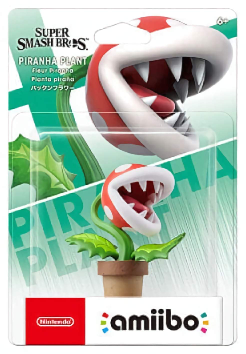 (CN) Интерактивная фигурка amiibo Растение-пиранья (The Super Smash Bros. Collection)
