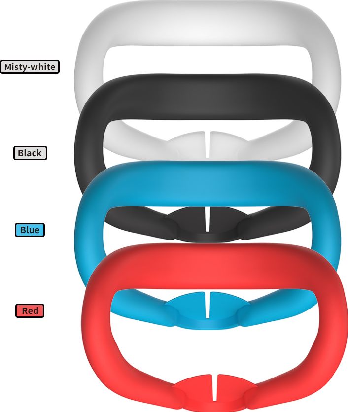 Силиконовая накладка DOBE для Qculus Quest 3 (синяя) (TY-3821)