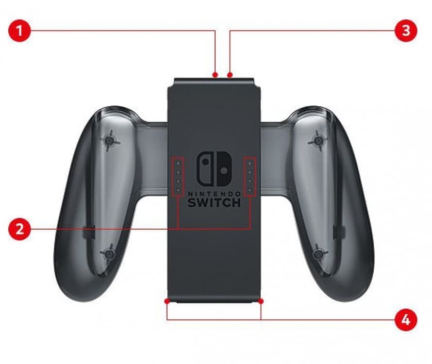 Подзаряжающий держатель Nintendo для Joy-Con