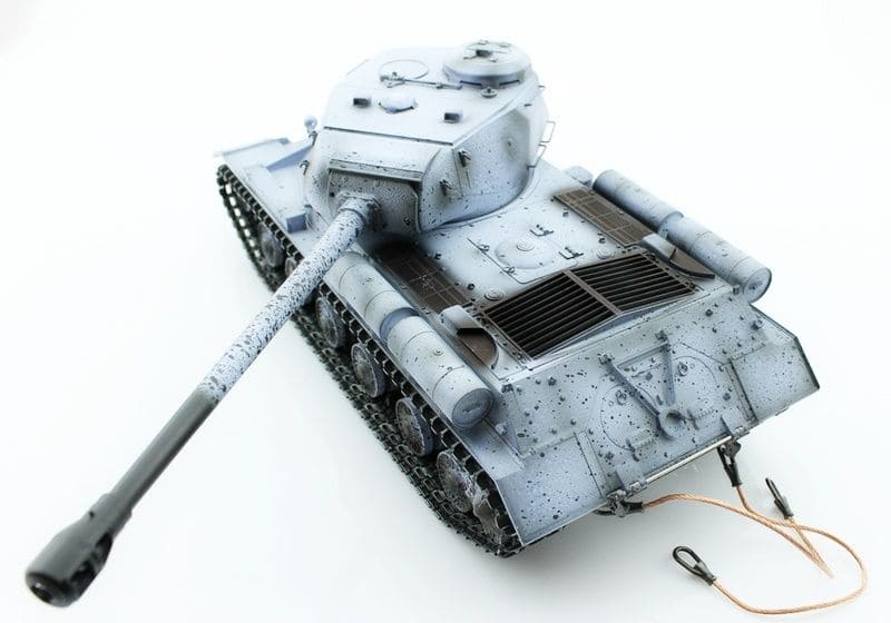 Р/У танк Taigen 1/16 ИС-2 модель 1944, СССР, зимний, (для ИК танкового боя) 2.4G, TG3928-1S-IR