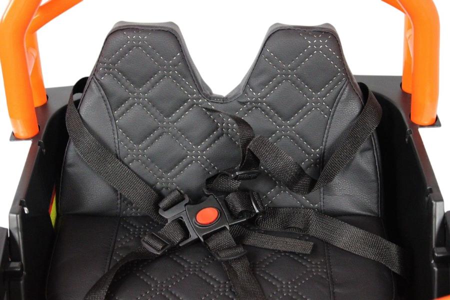 Детский электромобиль RiverToys F888FF-A 4WD оранжевый