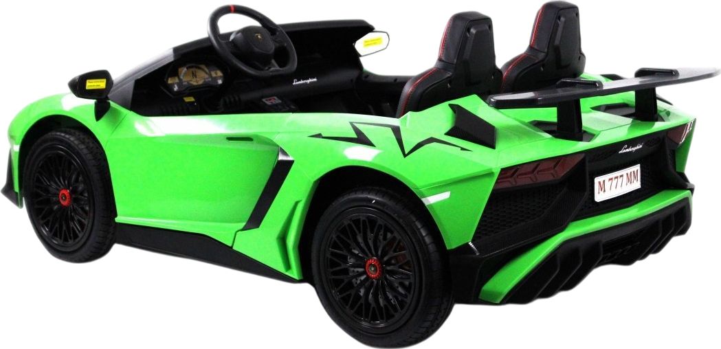 Детский электромобиль RiverToys Lamborghini Aventador SV (M777MM) зеленый