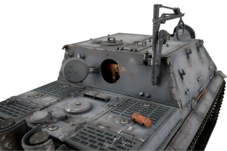 Радиоуправляемый танк Torro Sturmtiger PRO 1/16 ВВ-пушка, деревянная коробка V3.0 2.4G RTR, TR11707-GY-3.0