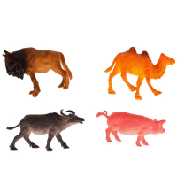 Игрушка пластизоль ранчо 12,5см 4/пакет, в кор.144шт ИГРАЕМ ВМЕСТЕ в кор.2*72шт 630-7-2