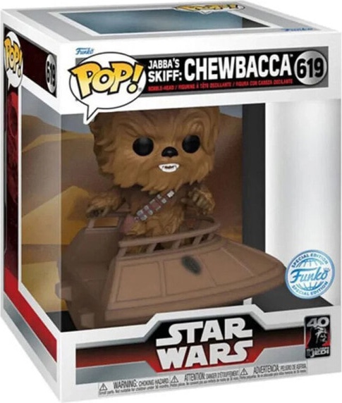 (EU) Фигурка Funko POP! Star Wars Jabba's Skiff: Chewbacca (619)