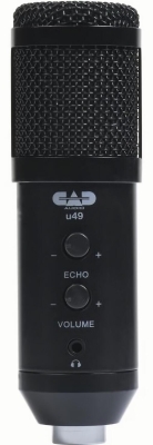 (EU) USB конденсаторный микрофон CAD Audio U49, кардиоидный, с большой диафрагмой