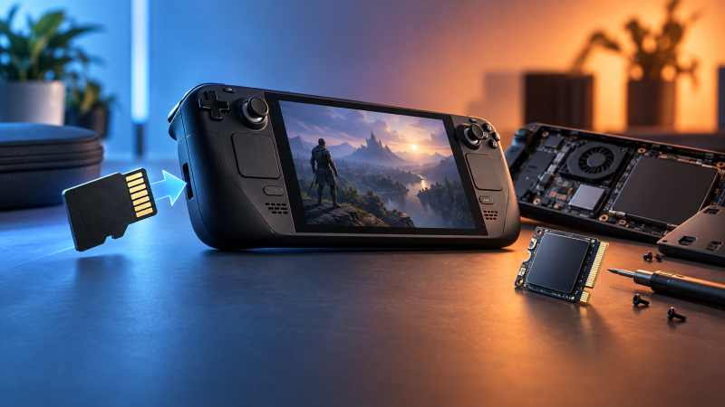 microSD или замена SSD в Steam Deck — что выгоднее для расширения памяти