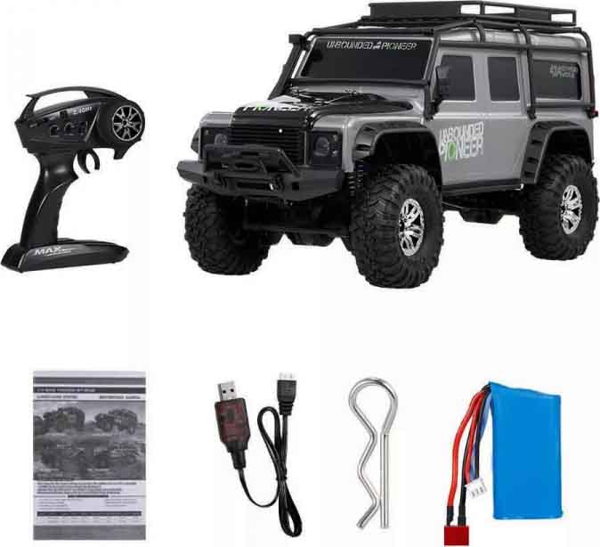 Радиоуправляемая модель Huang Bo краулер ZP1002 4WD (1к10) (HB-ZP1002)