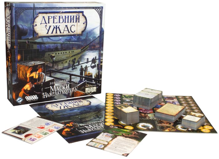 Настольная карточная игра Hobby World Древний Ужас: Маски Ньярлатхотепа (915153)