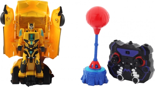 Радиоуправляемый робот JiaQi трансформер-боксер спортивная машина (TT687-S)