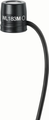 (EU) Петличный микрофон Shure WL183m Lavaliermikrofon, Kugel, LEMO-Anschluss, черный