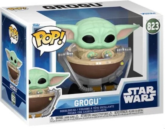 (EU) Фигурка Funko POP! Star Wars: Mandalorian & Grogu: Grogu in Pram (823)