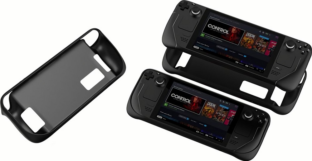 Силиконовый чехол DOBE для Steam Deck (зелёный) (TY-2830)