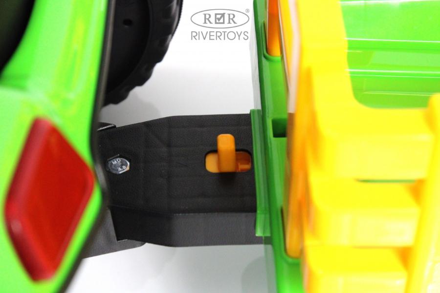 Детский электромобиль RiverToys K111KK зеленый