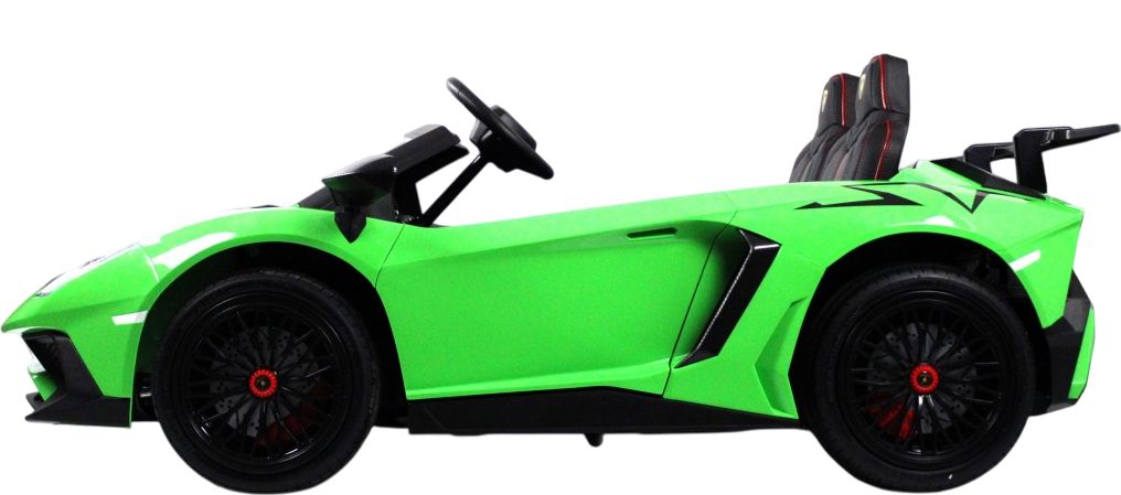 Детский электромобиль RiverToys Lamborghini Aventador SV (M777MM) зеленый