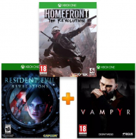 ИгроПак для XBOX One: Homefront: The Revolution + Resident Evil Revelations + Vampyr