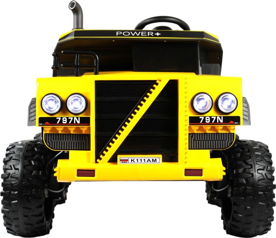 Детский электромобиль RiverToys K111AM жёлтый