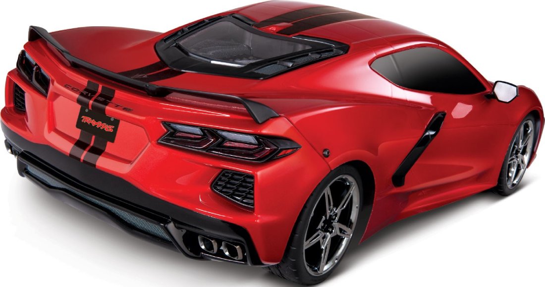 Радиоуправляемая модель туринг Traxxas 4-TEC 3.0 C8 Corvette 4WD RTR 1к10 TQi (TRA93054-4-R)