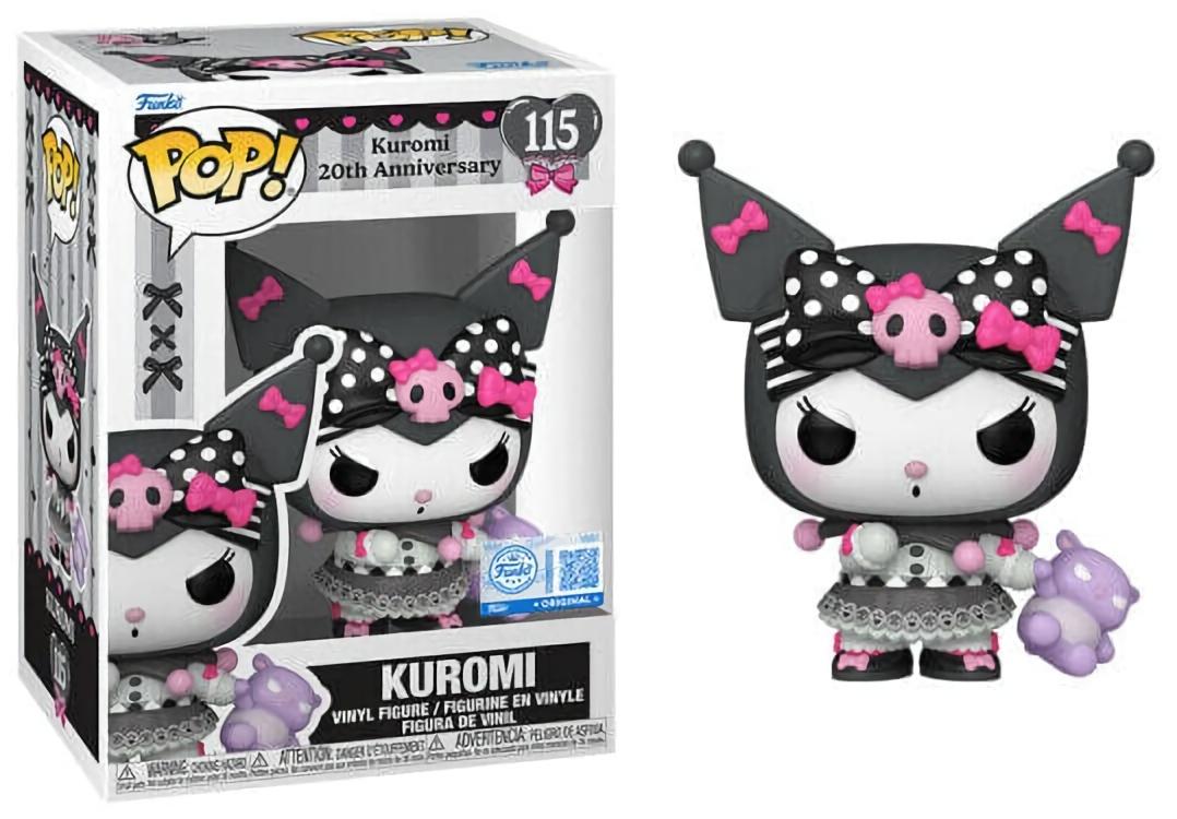 (CN) Фигурка Funko Pop! Sanrio: Kuromi 20th Anniversary - Kuromi with Baku (115)