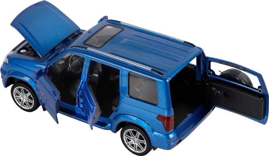 Машина АВТОПАНОРАМА УАЗ PATRIOT (темно-синий) (JB1251416)