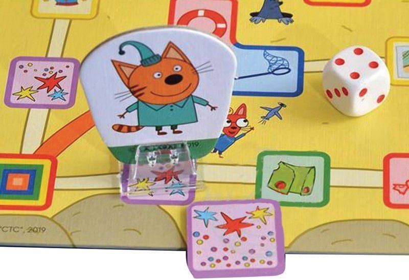 Настольная игра ZVEZDA Три кота. Поход к маяку., детская, ZV-8769