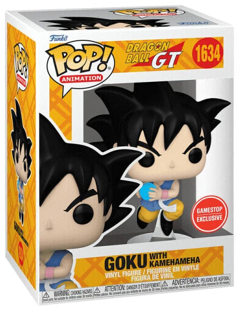 (CN) Фигурка Funko Pop! Animation: Dragon Ball GT - Goku with Kamehameha (1634)