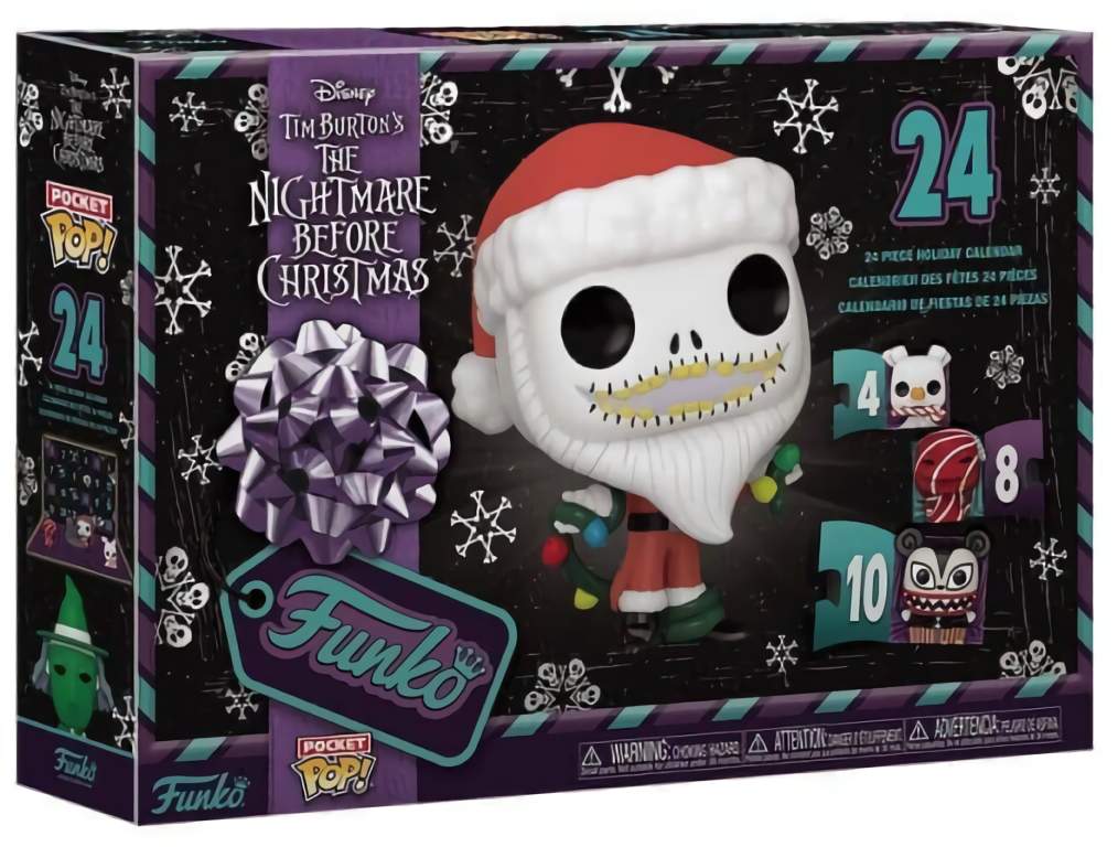 (EU) FUNKO POP! Albtraum vor Weihnachten 24-Tage-Taschen-Adventskalender