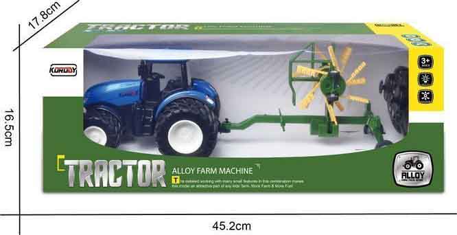 Радиоуправляемая модель фермерский трактор Korody KR6637HB с роторной косилкой