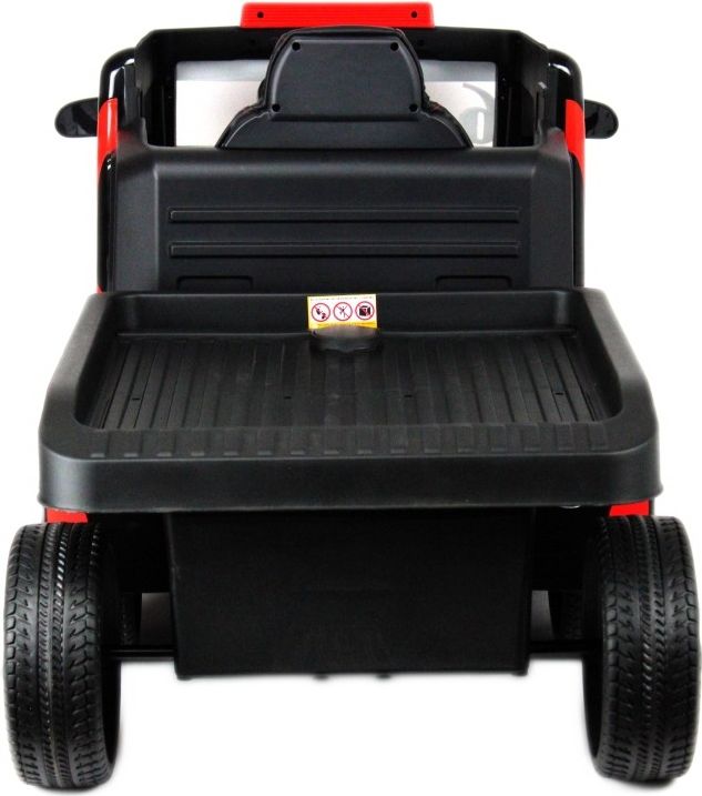 Детский электромобиль RiverToys Mercedes-Benz Axor с прицепом (H777HH) красный