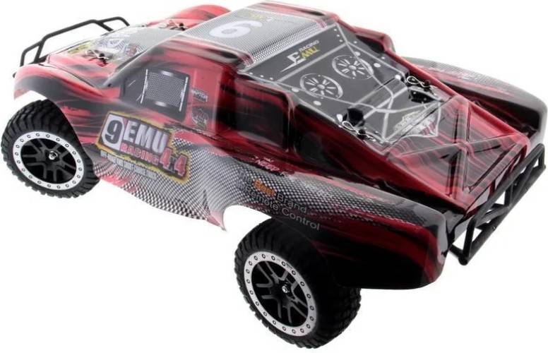 Радиоуправляемая модель Remo Hobby шорт-корс 9EMU 4WD (1к8) красный (RH1021-RED)