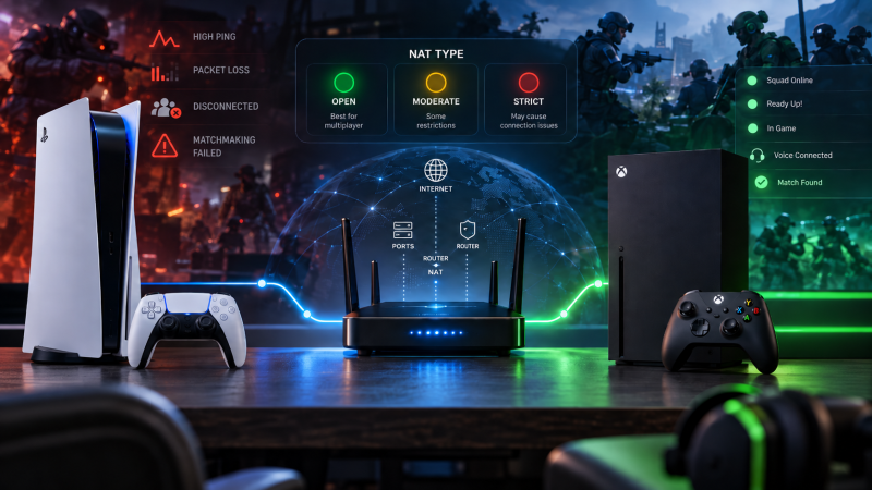 Тип NAT на PS5 и Xbox — что означает и как исправить проблемы с мультиплеером