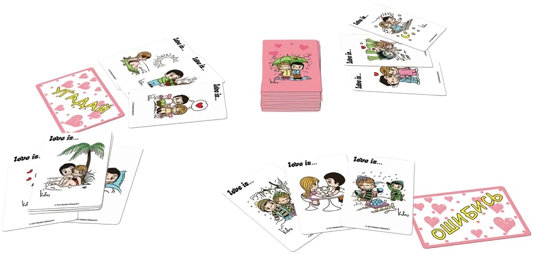 Настольная игра ZVEZDA Love is … Шалости, семейная, ZV-8956