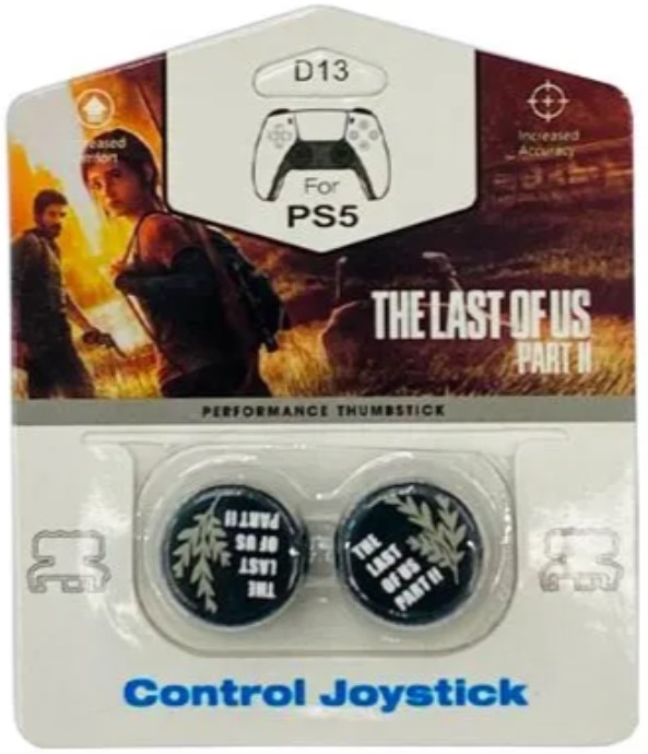 Высокие накладки на стики FPS The Last of Us Part II для геймпада DualSense (Зеленые)