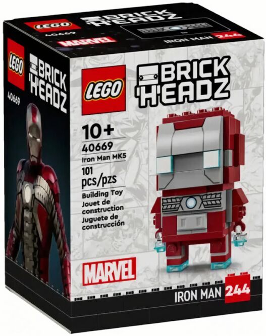 (EU) Конструктор LEGO Brick Headz Марвел: Железный человек MK5 (40669)