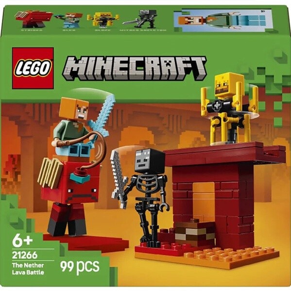 (EU) Конструктор LEGO Minecraft Битва у портала в Незер (21266)