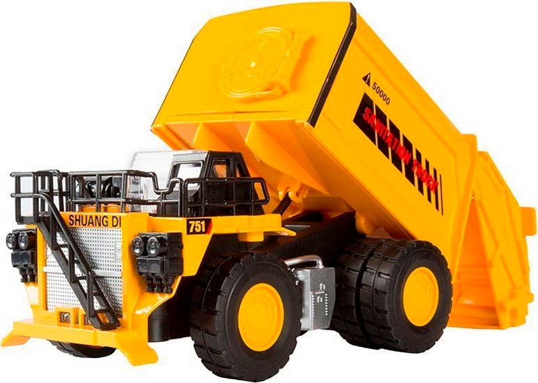 Машина АВТОПАНОРАМА КАРЬЕРНЫЙ МУСОРОВОЗ (жёлтый) (JB0401485)