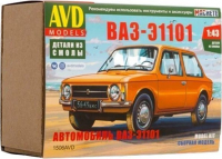 Сборная модель AVD Автомобиль ВАЗ-Э1101(1к43)(1506AVD)