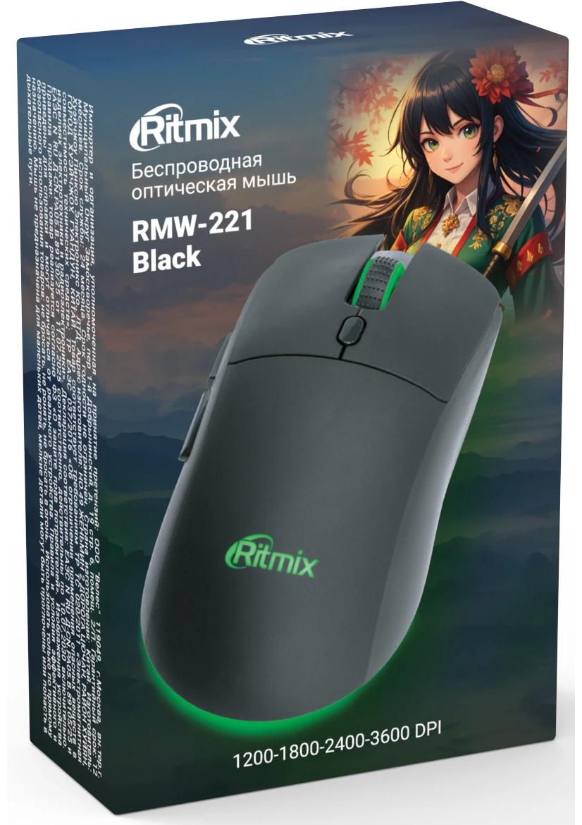 Компьютерная мышь Ritmix RMW-221, Чёрная