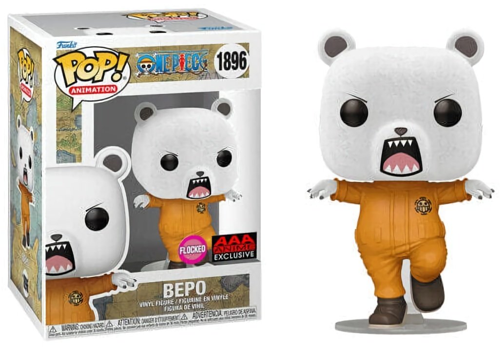 (CN) Фигурка Funko Pop! Animation: One Piece - Bepo (Flocked) (1896)