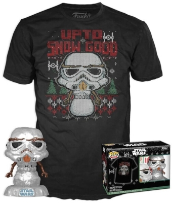 (EU) Фигурка и Фигурка Funko POP! Star Wars Holiday: Stormtrooper Snowman (Metallic) (72827)