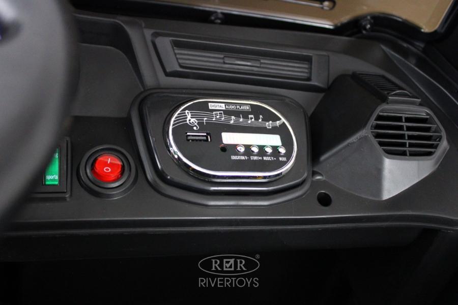 Детский электромобиль RiverToys K777AM желтый