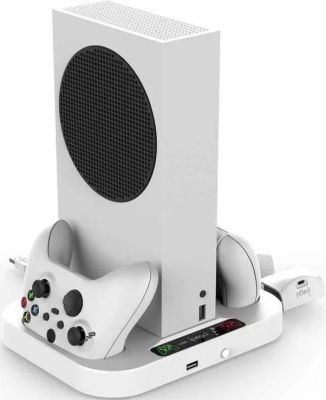 Зарядная станция iPega для 2-х геймпадов Microsoft XBOX Series S + 2 аккумулятора 1400 мА·ч (PG-XBS012)